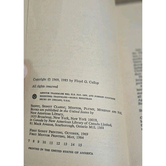 Vintage 1984 The Constitution of the United States Paperback Revised Updated Ed - Picture 8 of 8